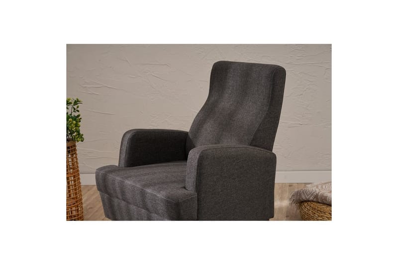 1-sædet sofa Iroulport Antracit - Antracit - Møbler - Stole & lænestole - Lænestole