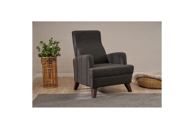 1-sædet sofa Iroulport Antracit - Antracit - Møbler - Stole & lænestole - Lænestole