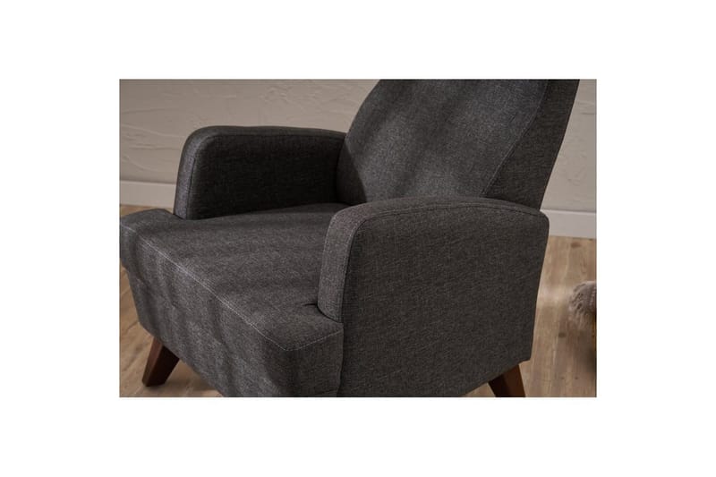 1-sædet sofa Iroulport Antracit - Antracit - Møbler - Stole & lænestole - Lænestole