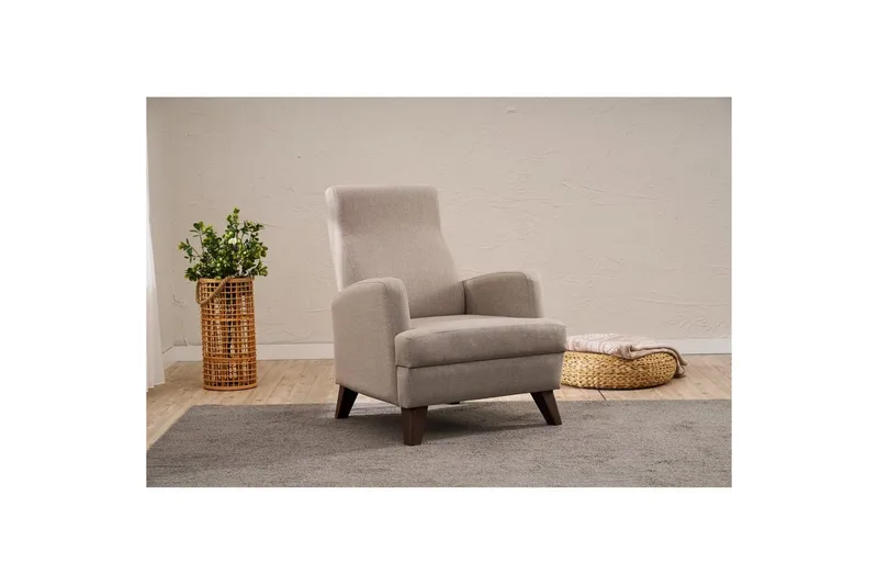 1-sædet sofa Iroulport Beige - Beige - Møbler - Stole & lænestole - Lænestole