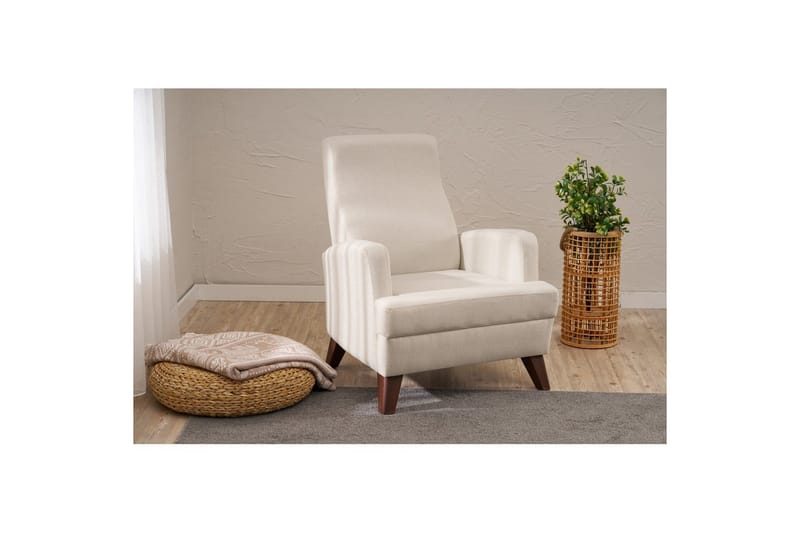 1-sædet sofa Iroulport Creme - Creme - Møbler - Stole & lænestole - Lænestole