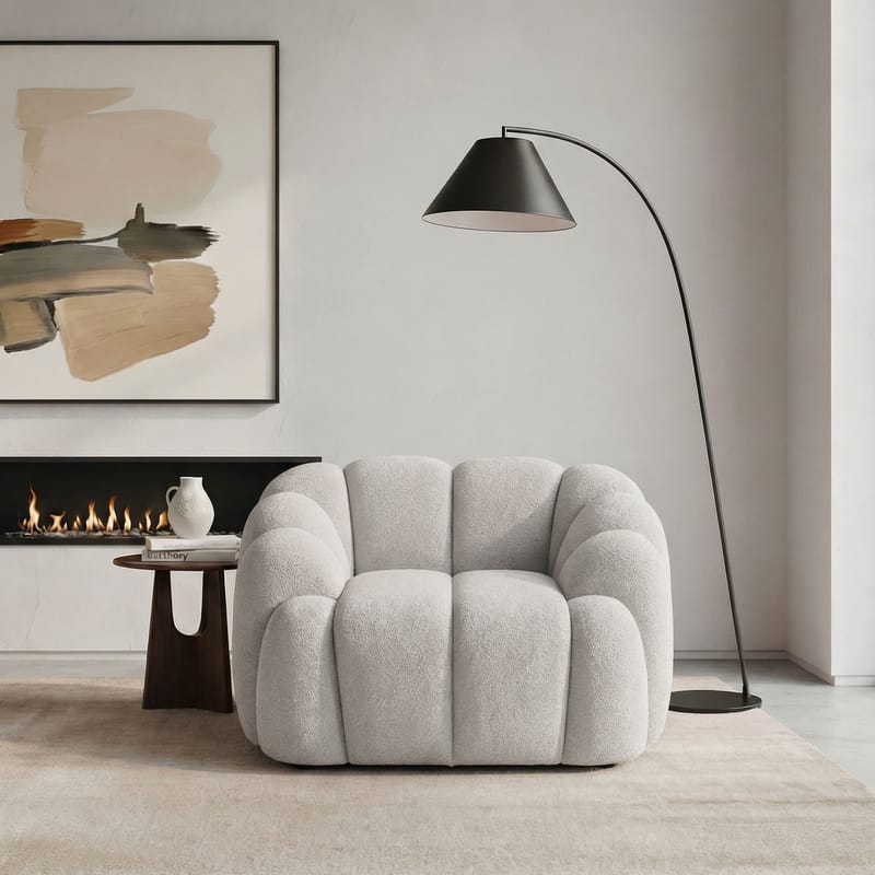 1-Seat Sofa Atelier Del Sofa Hvid - Møbler - Stole & lænestole - Lænestole