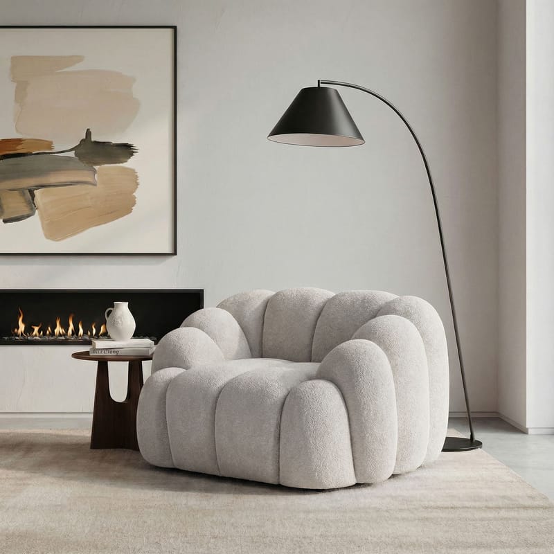 1-Seat Sofa Atelier Del Sofa Hvid - Møbler - Stole & lænestole - Lænestole