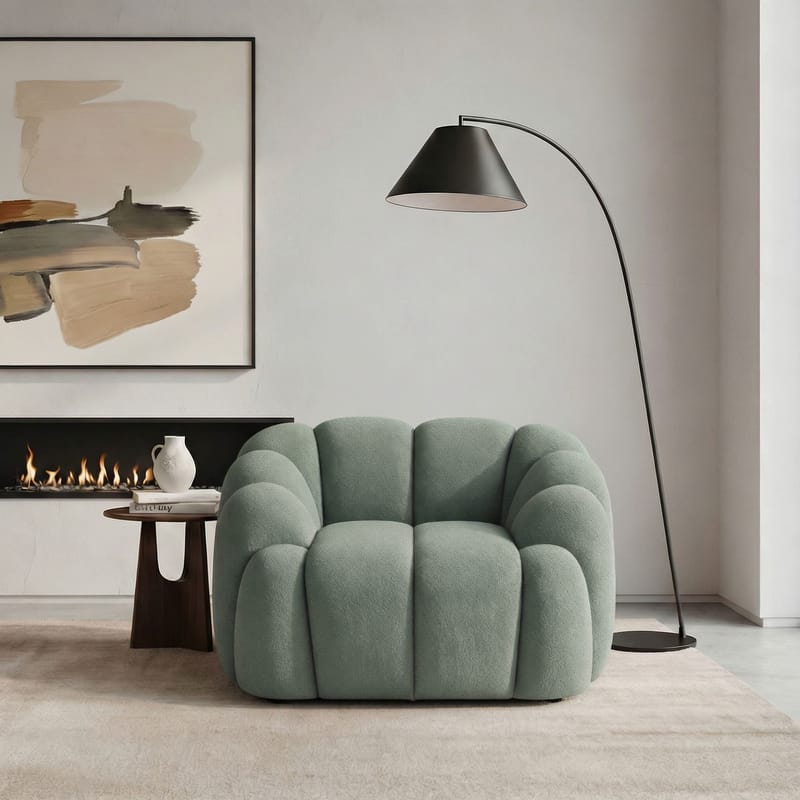 1-Seat Sofa Atelier Del Sofa Turkis - Møbler - Stole & lænestole - Lænestole