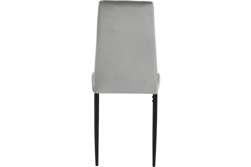 Aggarp Spisebordsstol 2 stk - Velour/Grå - Spisebordsstole & køkkenstole