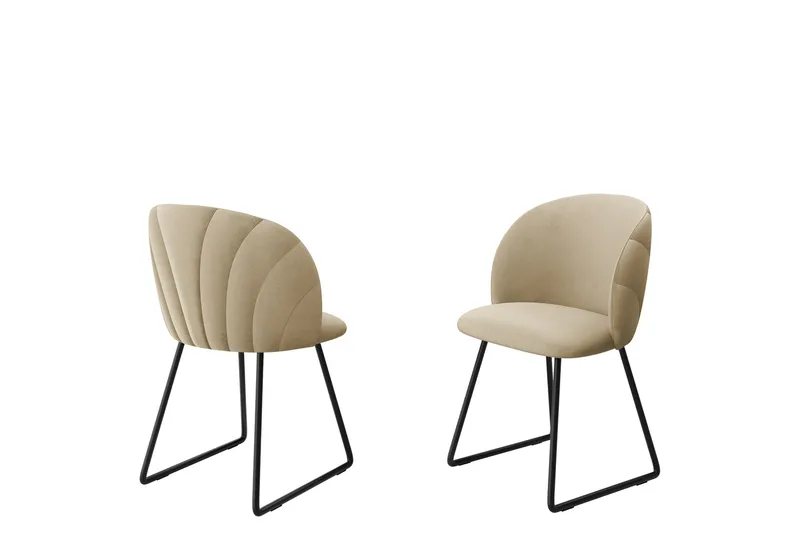 Akitomo Spisebordsstol i Stof, Beige