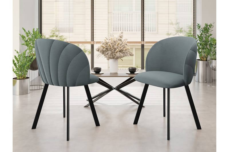 Akitomo Spisestuestol - Grå - Møbler - Stole & lænestole - Spisebordsstole & køkkenstole