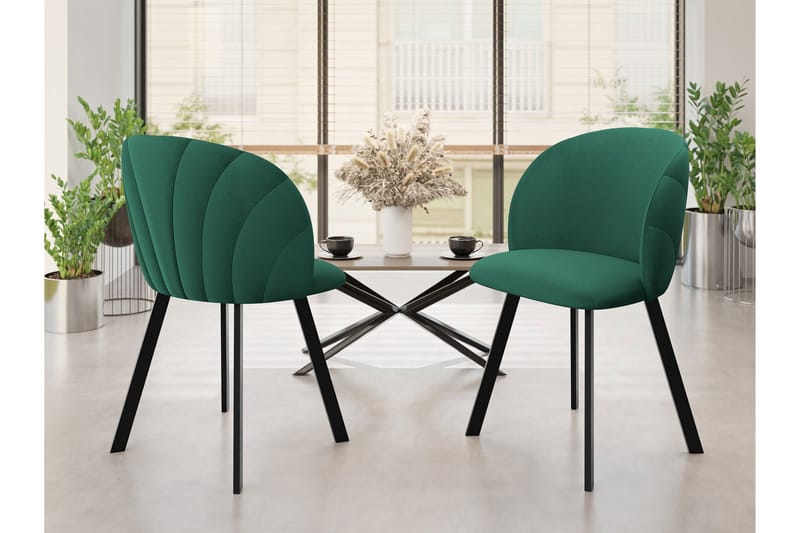 Akitomo Spisestuestol - Grøn - Møbler - Stole & lænestole - Spisebordsstole & køkkenstole