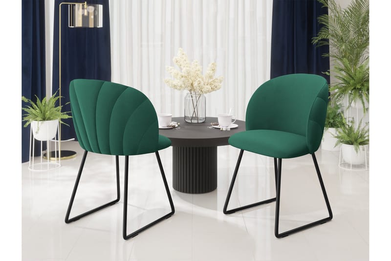 Akitomo Spisestuestol - Grøn - Møbler - Stole & lænestole - Spisebordsstole & køkkenstole