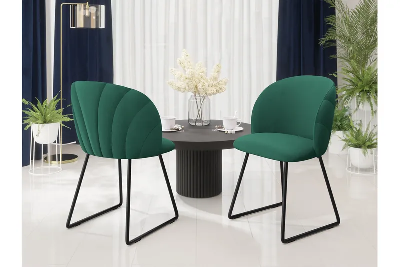 Akitomo Spisestuestol - Grøn - Møbler - Stole & lænestole - Spisebordsstole & køkkenstole