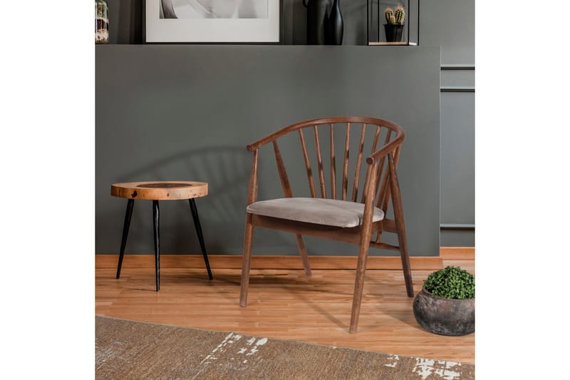 Albero Armstol - Valnød finér - Spisebordsstole & køkkenstole - Armstole