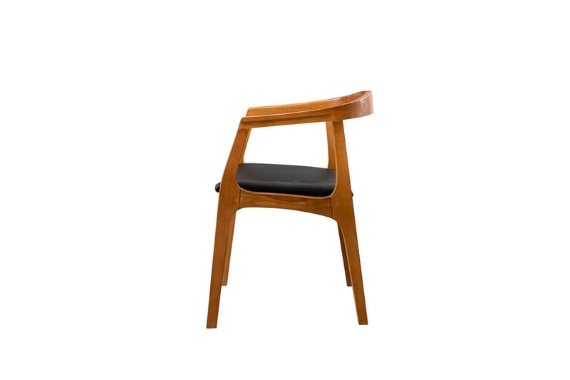 Albero Armstol - Valnød finér/Sort - Spisebordsstole & køkkenstole - Armstole
