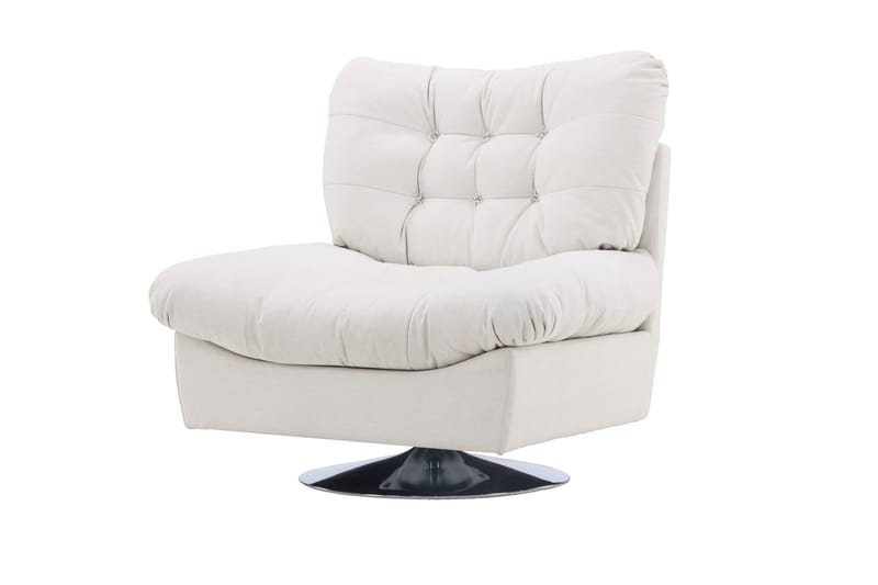 Almindelig lænestol med armlæn Venture Home Florens lænestol Knækket hvid - Møbler - Stole & lænestole - Lænestole