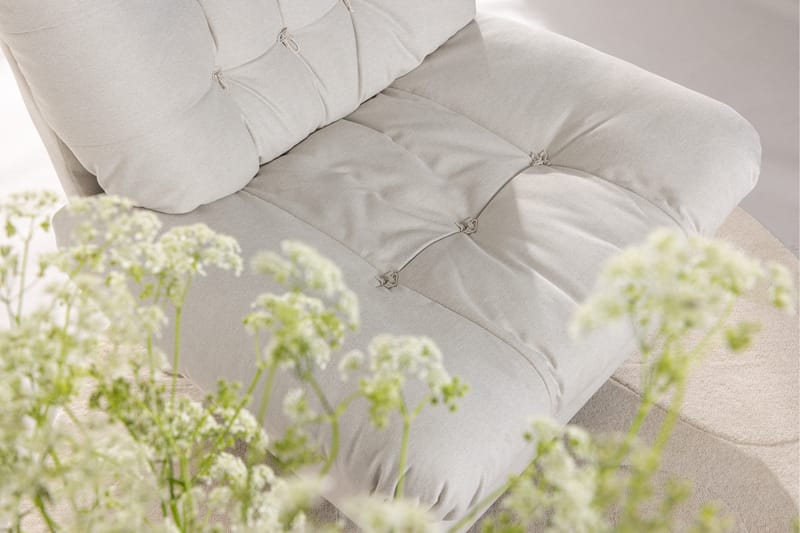 Almindelig lænestol med armlæn Venture Home Florens lænestol Knækket hvid - Møbler - Stole & lænestole - Lænestole