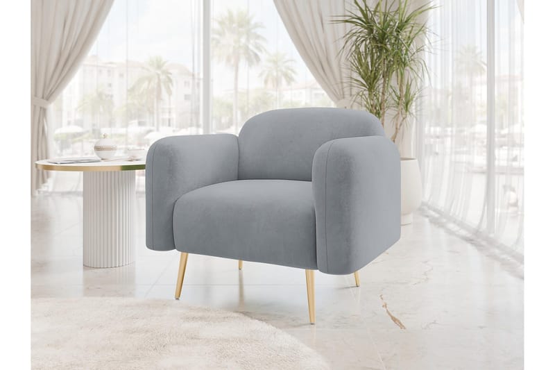 Alros Lænestol - Grå - Møbler - Stole & lænestole - Lænestole