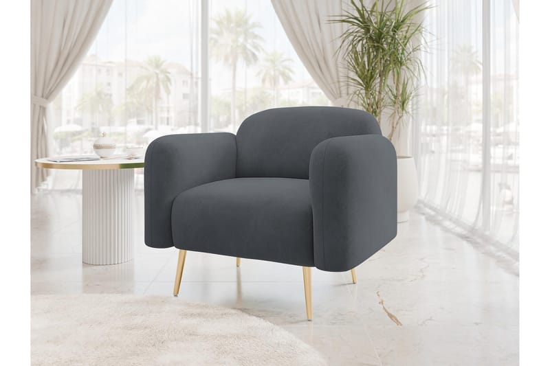 Alros Lænestol - Grå - Møbler - Stole & lænestole - Lænestole