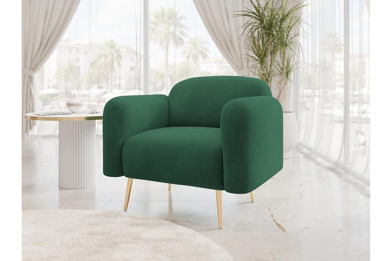 Alros Lænestol - Grøn - Møbler - Stole & lænestole - Lænestole