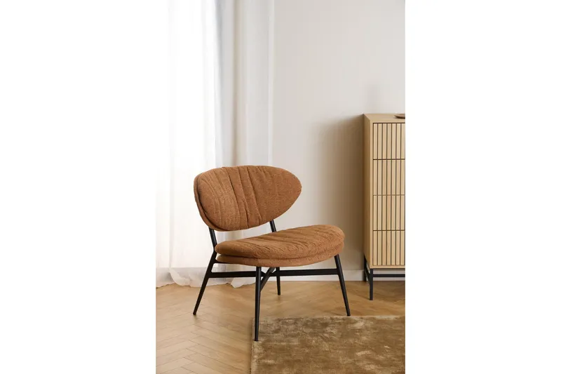 Alzirr Lounge-stol - Brun - Møbler - Stole & lænestole - Lænestole