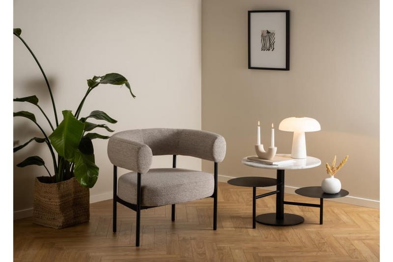 Ambiya Lounge-stol - Beige - Møbler - Stole & lænestole - Lænestole