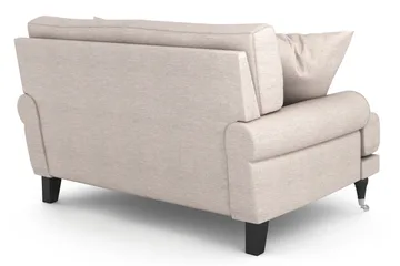 Andrew Loveseat - Beige/Krom - Møbler - Stole & lænestole - Lænestole