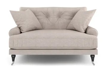 Andrew Loveseat - Beige/Krom - Møbler - Stole & lænestole - Lænestole