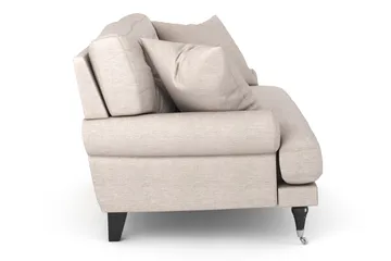 Andrew Loveseat - Beige/Krom - Møbler - Stole & lænestole - Lænestole