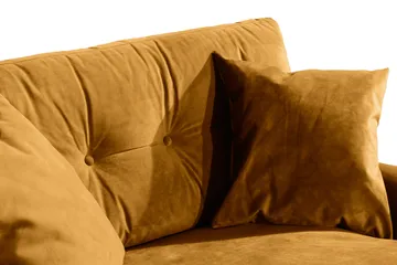 Andrew Loveseat Velour - Amber/Messing - Møbler - Stole & lænestole - Lænestole