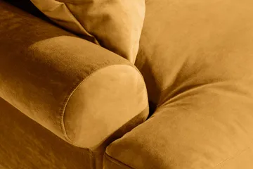 Andrew Loveseat Velour - Amber/Messing - Møbler - Stole & lænestole - Lænestole