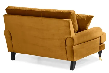 Andrew Loveseat Velour - Amber/Messing - Møbler - Stole & lænestole - Lænestole