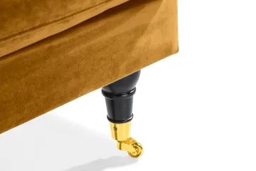 Andrew Loveseat Velour - Amber/Messing - Møbler - Stole & lænestole - Lænestole