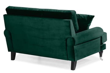 Andrew Loveseat Velour - Mørkegrøn/Krom - Møbler - Stole & lænestole - Lænestole