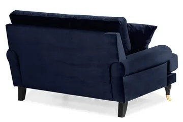 Andrew Loveseat Velour - Midnatsblå/Messing - Møbler - Stole & lænestole - Lænestole
