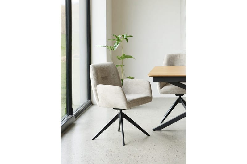 Annabela Lænestol - Beige - Møbler - Stole & lænestole - Spisebordsstole & køkkenstole