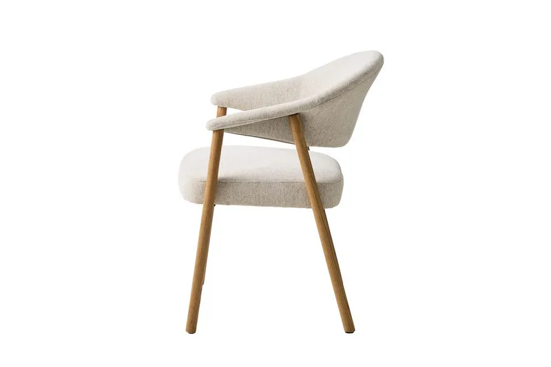 Ansari Lænestol - Beige - Møbler - Stole & lænestole - Spisebordsstole & køkkenstole