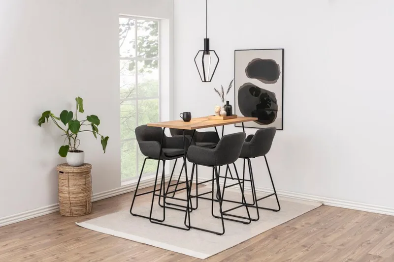 Anthos Barstol 100 cm - Grå - Møbler - Stole & lænestole - Barstole