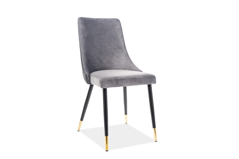 Apiano Spisebordsstol 2 stk - Velour/Grå - Spisebordsstole & køkkenstole