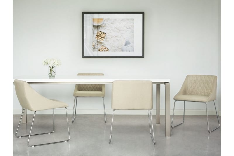 Arcata stolsæt til 2 stk - Beige - Spisebordsstole & køkkenstole