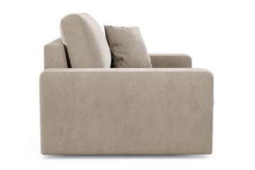 Arken Lyx Dyb Lænestol i fløjl - Beige - Møbler - Stole & lænestole - Lænestole