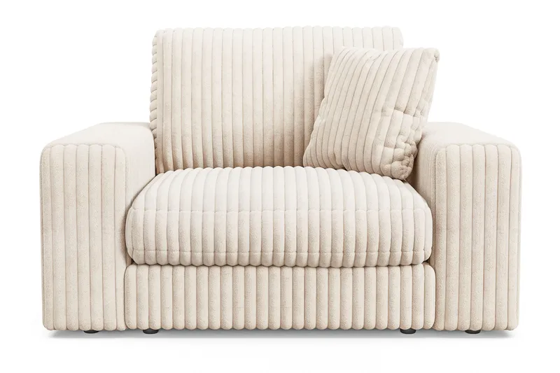 Arken Lyx Dyb Lænestol i Manchester - Beige - Møbler - Stole & lænestole - Lænestole