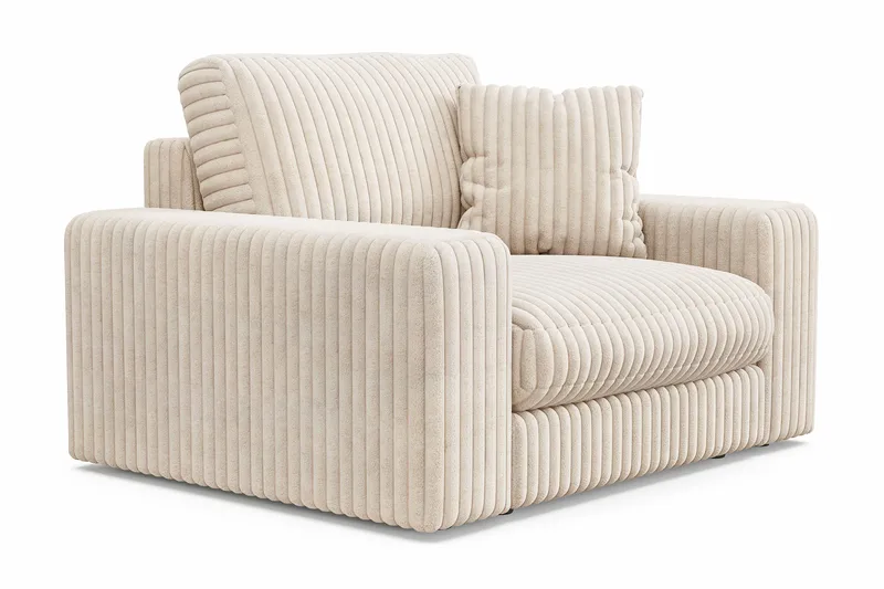 Arken Lyx Dyb Lænestol i Manchester - Beige - Møbler - Stole & lænestole - Lænestole