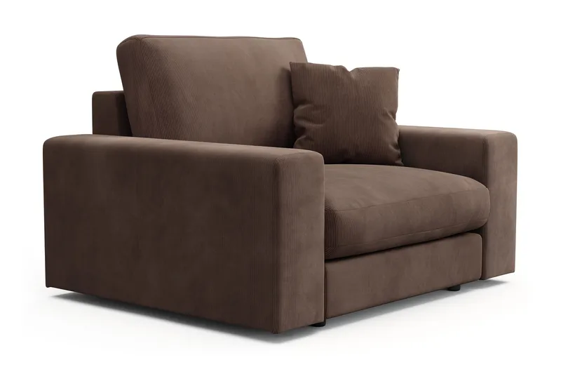 Arken Lyx Dyb Lænestol i Manchester - Brun - Møbler - Stole & lænestole - Lænestole