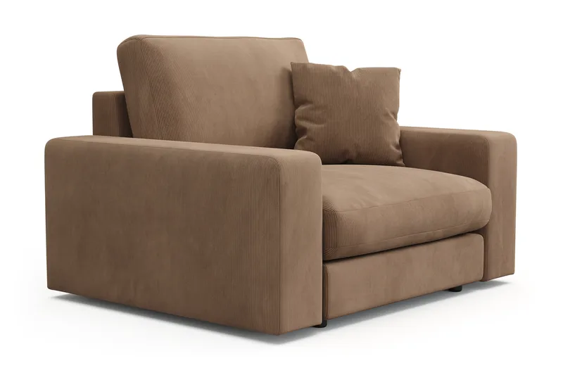 Arken Lyx Dyb Lænestol i Manchester - Brun - Møbler - Stole & lænestole - Lænestole