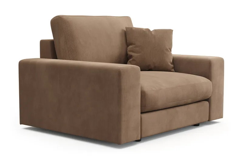 Arken Lyx Dyb Lænestol i Manchester - Brun - Møbler - Stole & lænestole - Lænestole