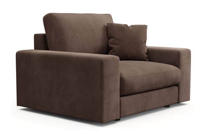 Arken Lyx Dyb Lænestol i Manchester - Brun - Møbler - Stole & lænestole - Lænestole