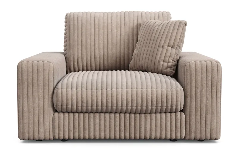 Arken Lyx Dyb Lænestol i Manchester - Greige - Møbler - Stole & lænestole - Lænestole