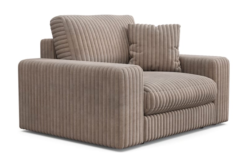 Arken Lyx Dyb Lænestol i Manchester - Greige - Møbler - Stole & lænestole - Lænestole