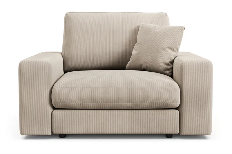 Arken Lyx Dyb Lænestol i Manchester - Greige - Møbler - Stole & lænestole - Lænestole