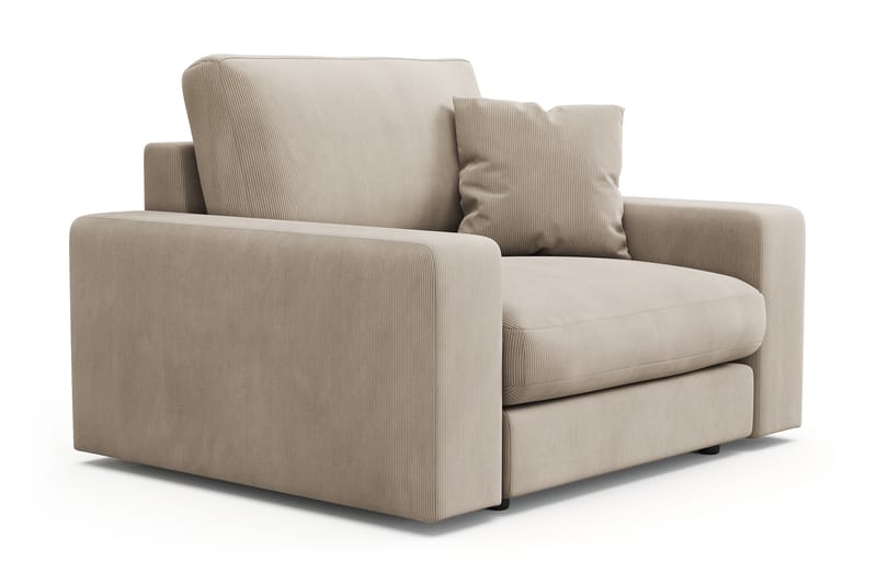 Arken Lyx Dyb Lænestol i Manchester - Greige - Møbler - Stole & lænestole - Lænestole