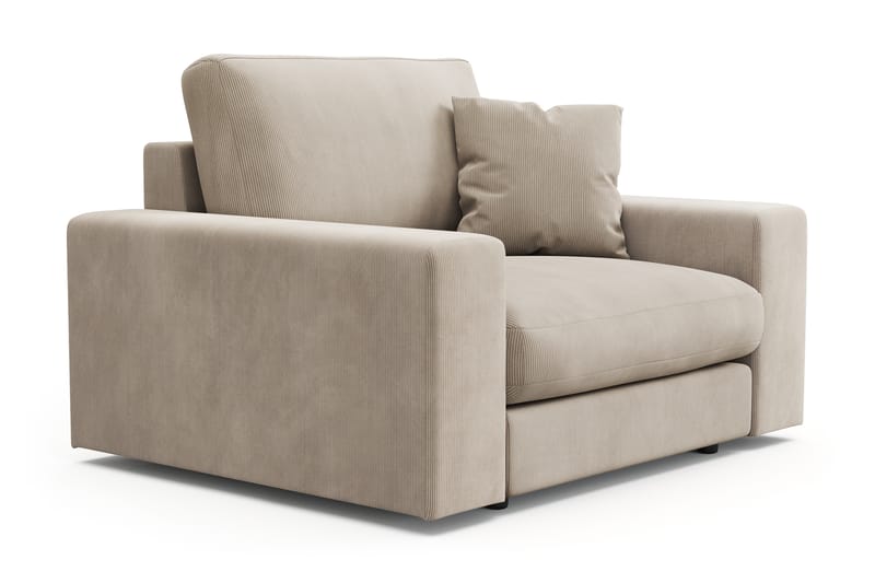 Arken Lyx Dyb Lænestol i Manchester - Greige - Møbler - Stole & lænestole - Lænestole