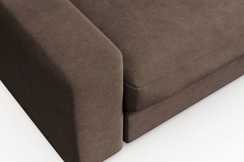 Arken Lyx Dyb Lænestol i stof - Brun - Møbler - Stole & lænestole - Lænestole